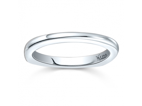 14kw Valina plain band - 14k white gold plain Valina band with 1 hidden tiny diamond on the side. Not currently in stock but available for special order.